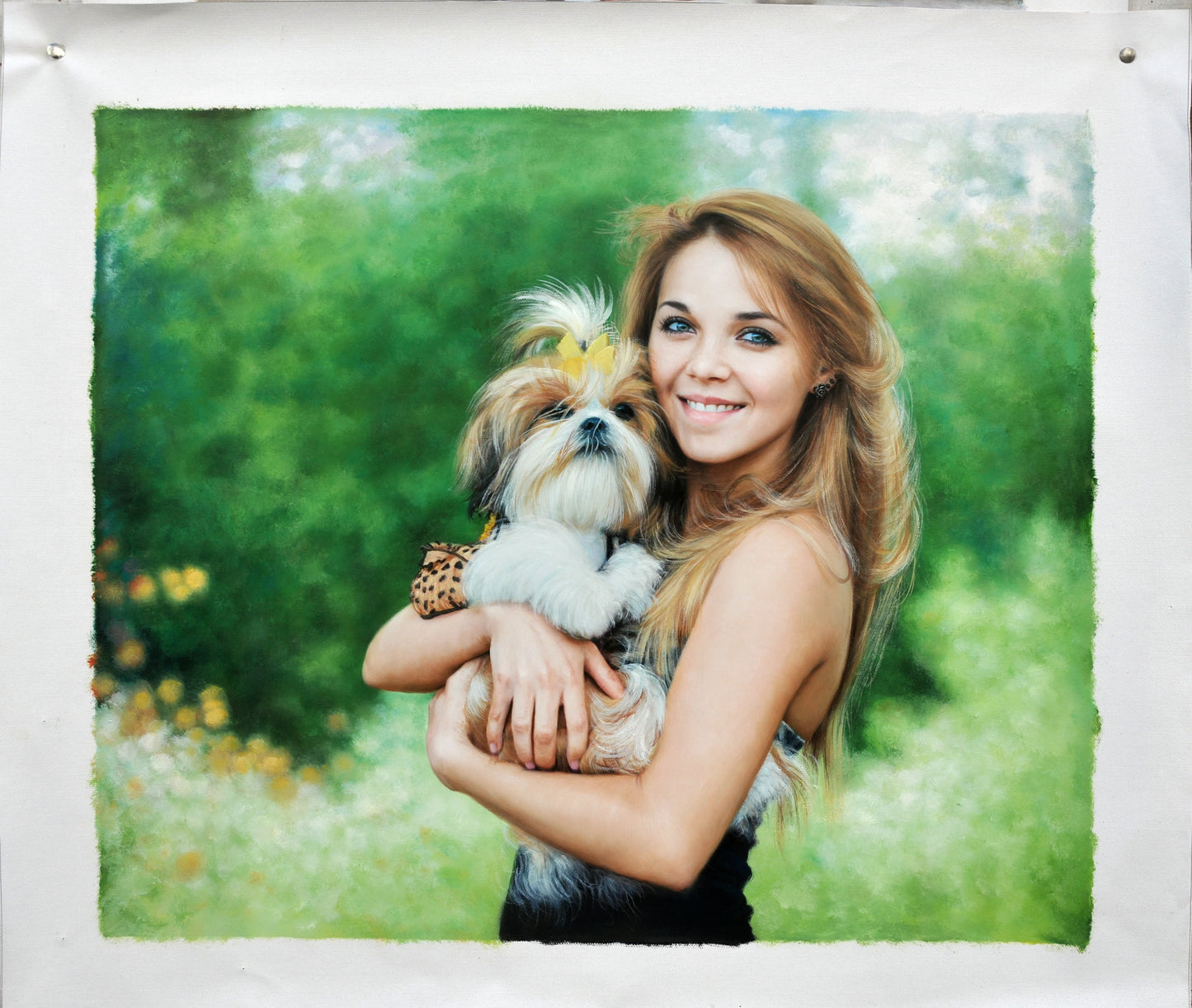 CUSTOM OIL PAINTING PORTRAITS FROM YOUR PHOTOS - FAMILY & PETS