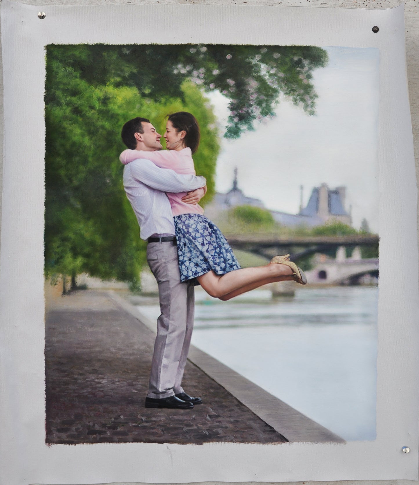 CUSTOM OIL PAINTING PORTRAITS FROM YOUR PHOTOS - FAMILY & PETS